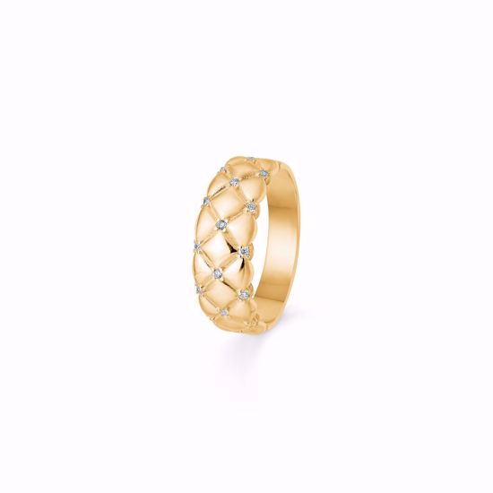 Ring - 8kt. - Guld & Sølv Design